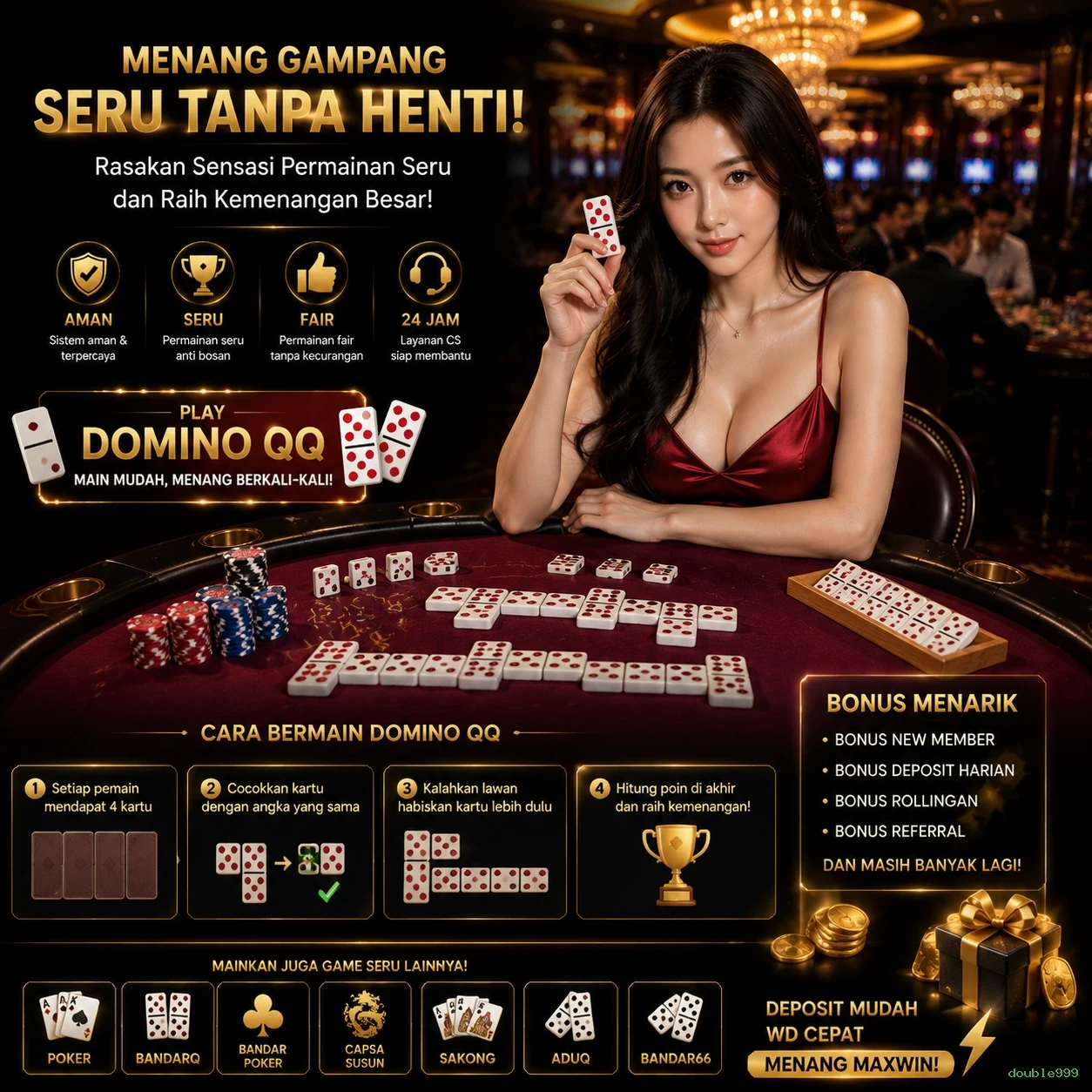 double999 Memperkenalkan Permainan Slot yang Menarik