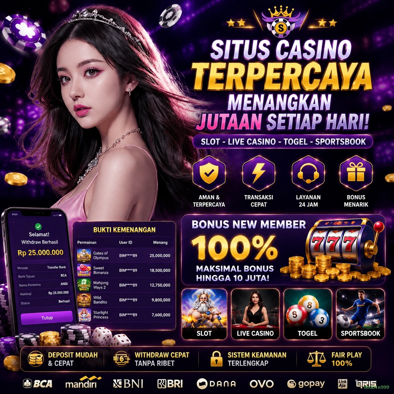 Cara Mendaftar dan Verifikasi Akun di double999